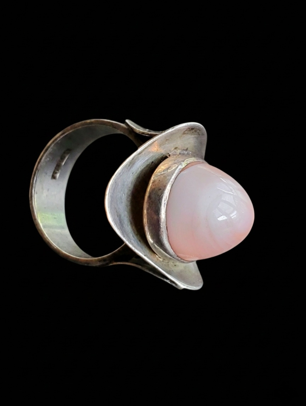 VERY RARE Vintage MCM Modernist Ring